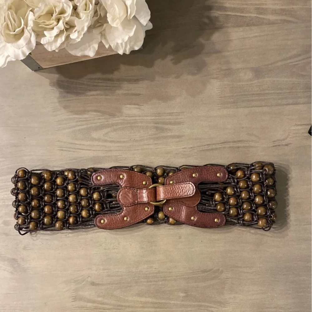 Anne Klein Brown Leather Belt